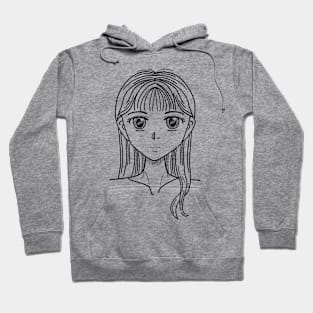 Face girl Hoodie